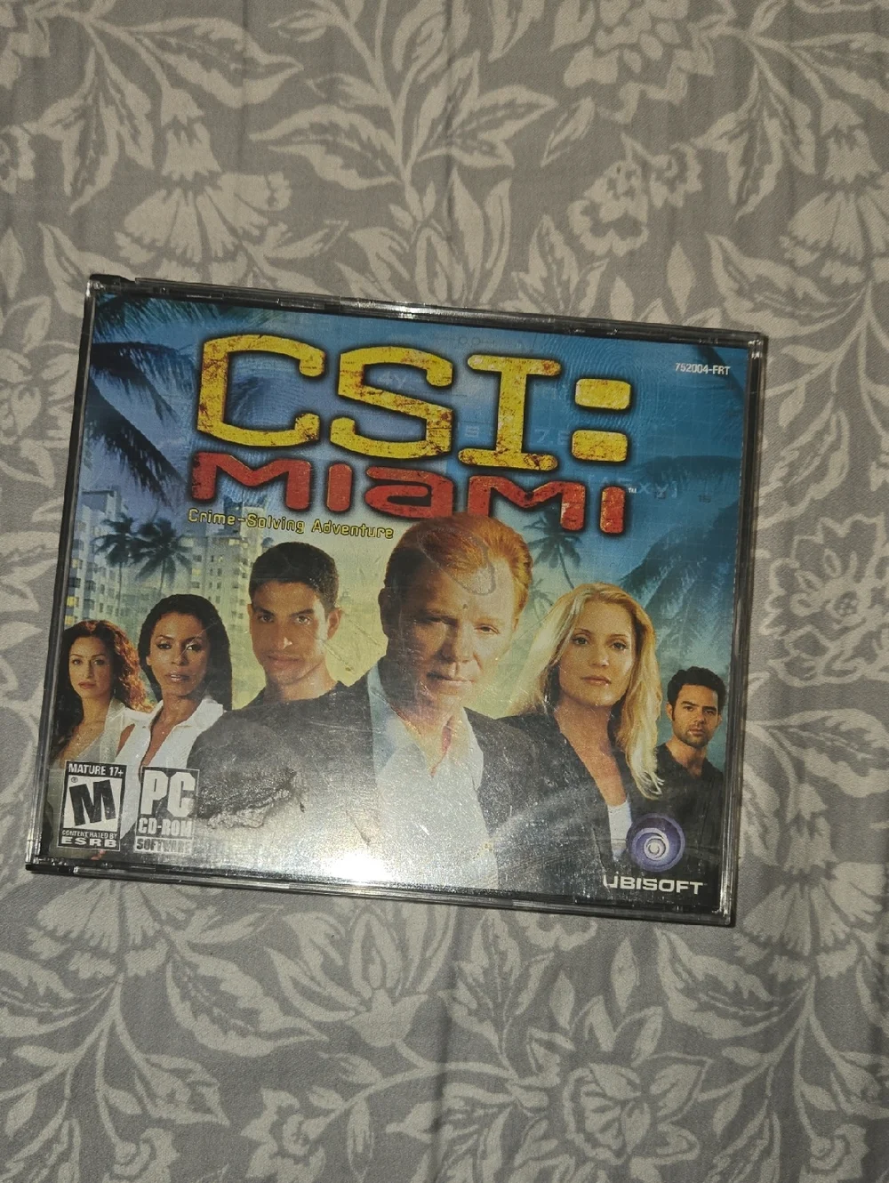 CSI: Miami PC Game by Ubisoft - Blue & Yellow Cover